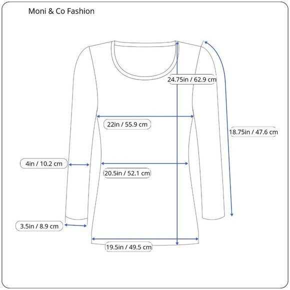 Moni & Co Fashion Crew Neck Knit Top - Picture 10 of 10